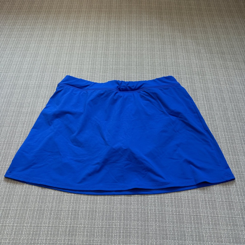 Lands End Royal Blue Swim Skirt with Attached Brief Size 8 Tankini Bottom